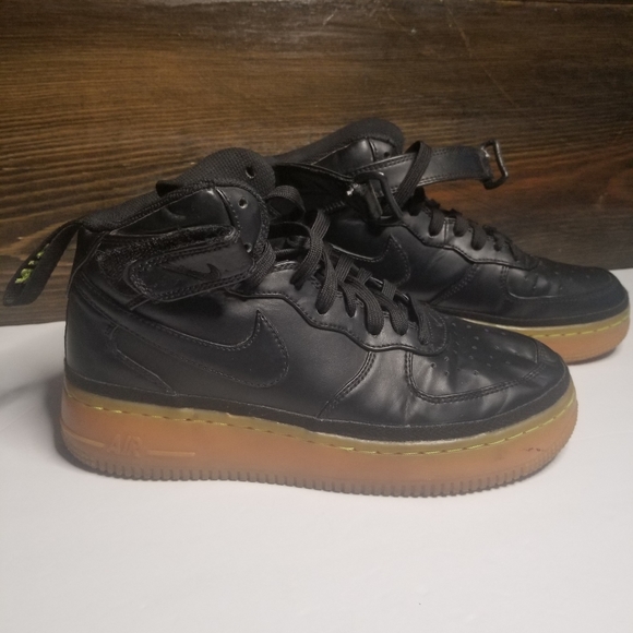 Nike Shoes | Nike Air Force Black Lime Green 6y | Poshmark